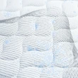 【H&D 東稻家居】冰思葵護框支撐涼感獨立筒床墊-雙人5尺(雙人床墊 床墊 雙人 5尺 獨立筒)
