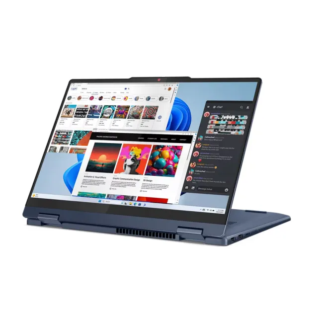 【Lenovo】14吋Core 5輕薄筆電(IdeaPad 5 2-in-1 83DT0029TW/Core 5 120U/16G/512G SSD/W11/藍)