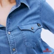 【BRAPPERS】女款 防曬涼感系列-防曬涼感牛仔襯衫(深藍)