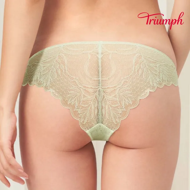 【Triumph 黛安芬】環保親膚材質 澎澎氣墊系列 俏臀美型內褲 M-L(嫩綠)