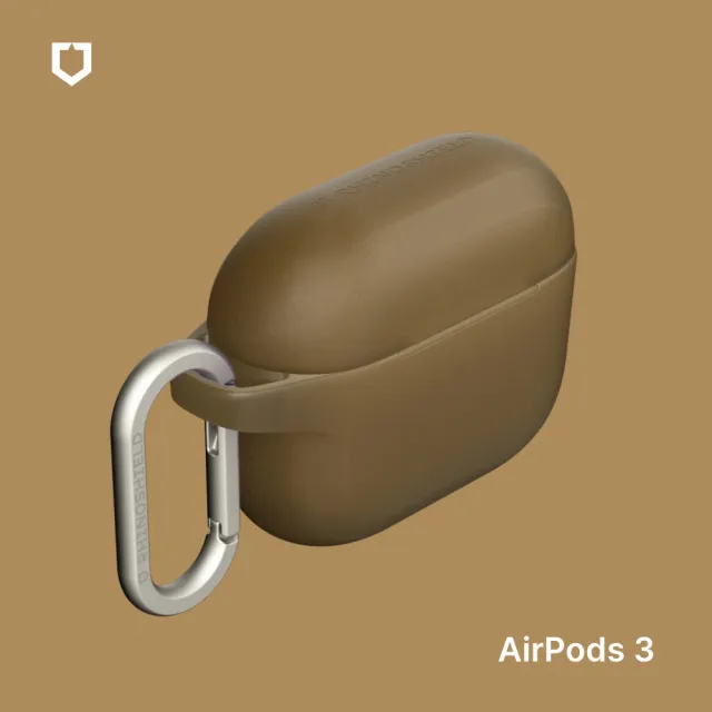 【Apple】犀牛盾保護套組AirPods 3(Lightning充電盒)