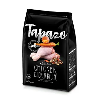 【TAPAZO 特百滋】凍乾三重奏-熟齡犬低敏雞肉配方 5磅(新舊包裝隨機出貨)