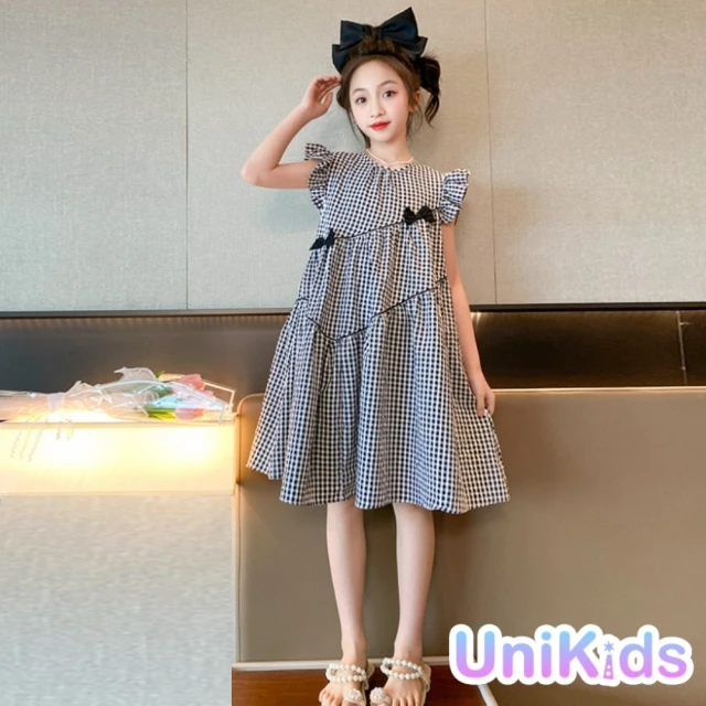 安朵童舖 現貨韓版兒童薄款長袖娃娃領連身洋裝女寶彩色圓點連身
