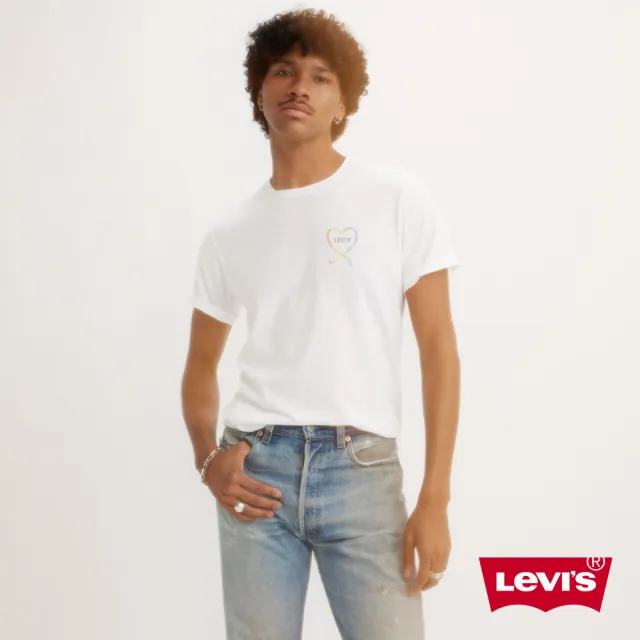 【LEVIS 官方旗艦】Pride平權系列 男女同款短袖Tee恤 人氣新品 24671-0041