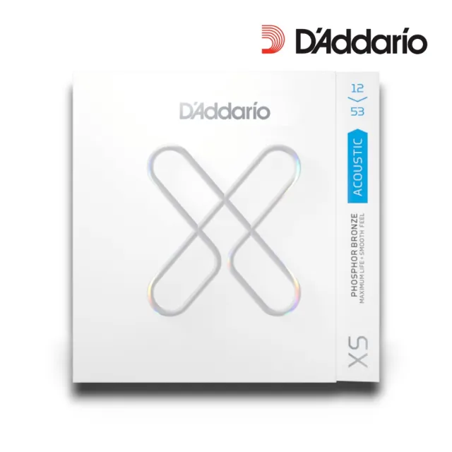 【D’Addario】卓越品質首選 XS薄膜塗層磷青銅木吉他弦／XSAPB(民謠吉他弦 結他弦 Strings 包膜弦 防鏽弦)