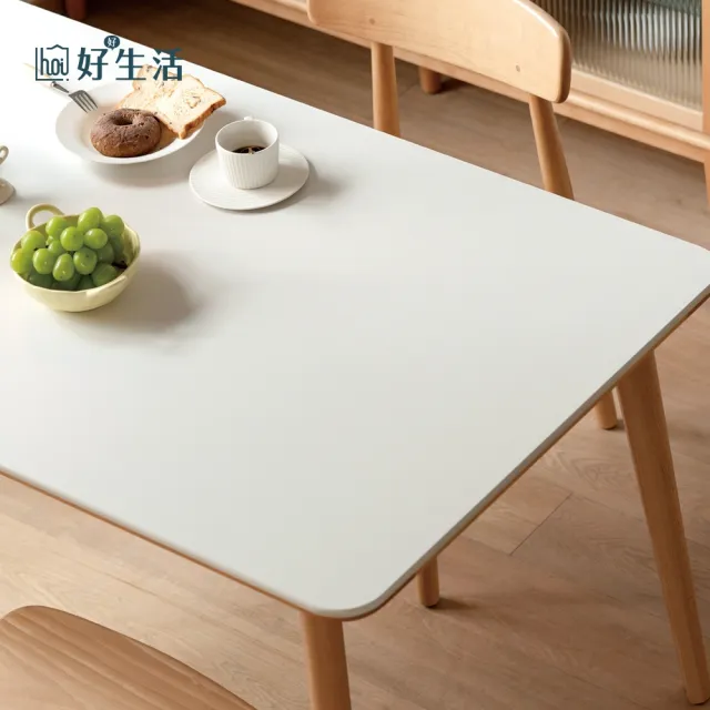 【hoi! 好好生活】源氏木語樂岩實木岩板餐桌1.4M Y166R01