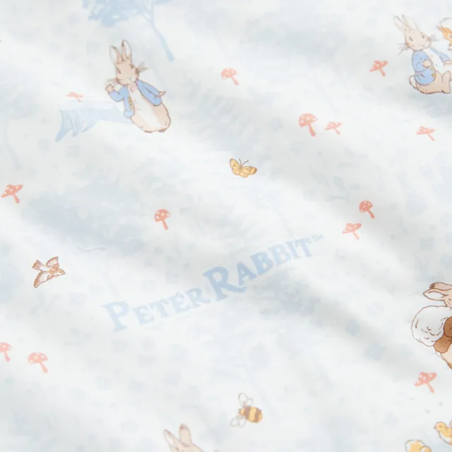 【奇哥官方旗艦】悅讀比得兔床包-M 60×120cm+床墊包覆13cm(嬰兒床床包 床單)