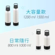 【TIGER虎牌】大容量手提彈蓋不鏽鋼保冷瓶1500ml(MTA運動水瓶/戶外登山/輕量保冰杯)