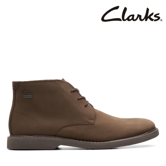 【Clarks】男鞋Atticus LT Hi GTX全新升級GTX防水正裝靴 短筒靴(CLM61307B)
