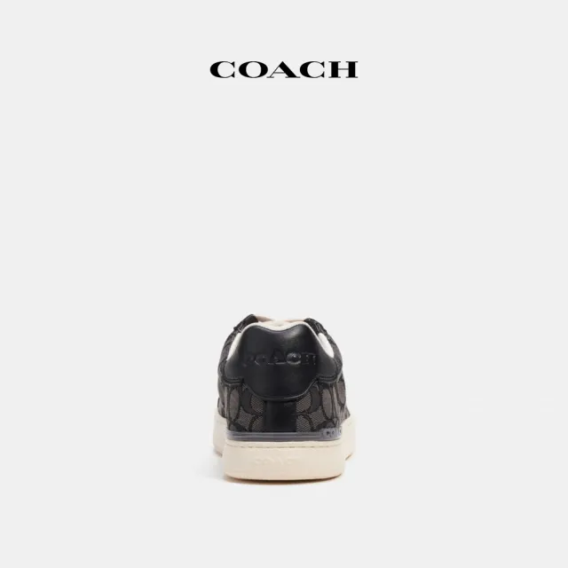 【COACH蔻馳官方直營】CLIP經典Logo低筒運動鞋-黑色(CI077)