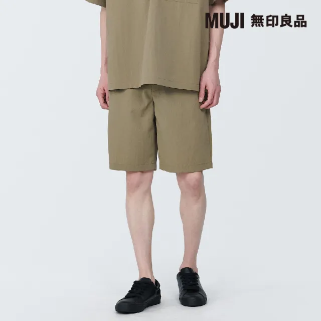 【MUJI 無印良品】男透氣彈性短褲(共3色)