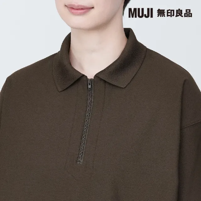 【MUJI 無印良品】MUJI Labo速乾鹿子織拉鍊POLO衫(共3色)