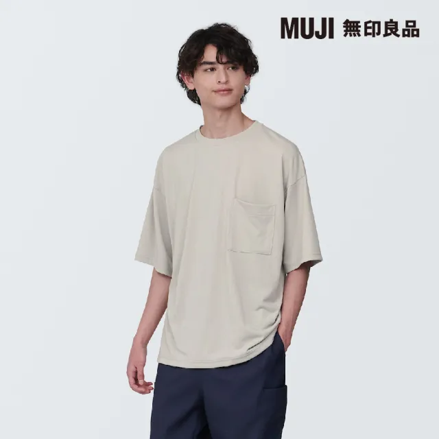 【MUJI 無印良品】MUJI Labo聚酯纖維抗汙吸汗速乾圓領短袖T恤(共5色)