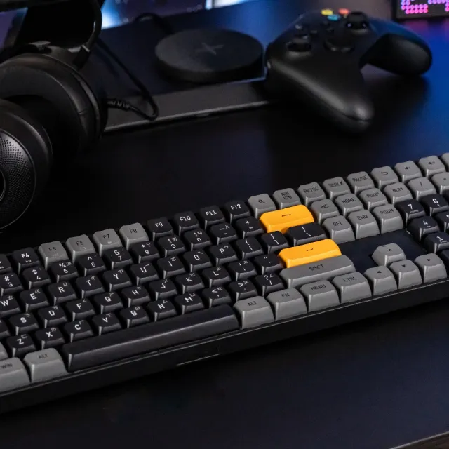 【darkFlash】GD108 熱插拔 中文 無光版雙模機械鍵盤-黑糖色