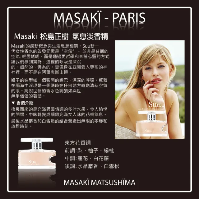 【Masaki PARIS 松島正樹】福利品-女性淡香精 10ml-包裝瑕疵品任選(專櫃公司貨)