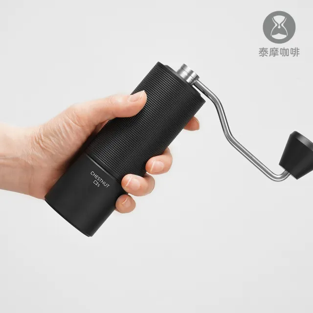 【TIMEMORE 泰摩】泰摩咖啡 全金屬栗子C2S-黑色(手搖磨豆機)