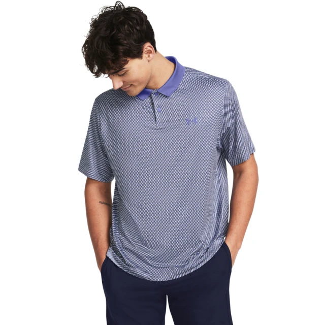 UNDER ARMOUR UA 男 Performance 3.0 印花短POLO_1377377-561(紫色)