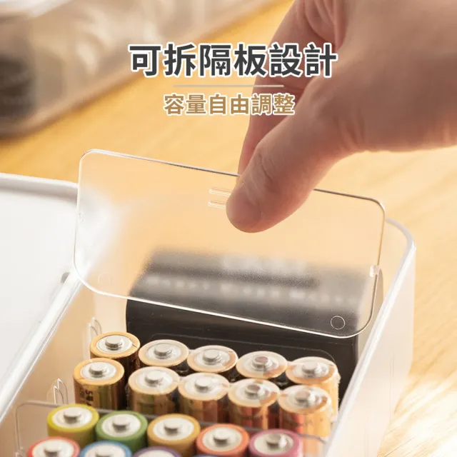 【品物生活家】充電線分格收納盒 7格帶蓋款 附理線帶x7(分格集線器 充電線整理盒 傳輸線收納 集線收納盒)