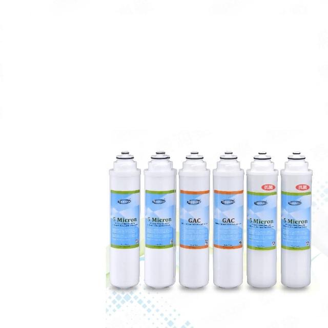 【Toppuror泰浦樂】長壽村前置三道過濾器濾心一年份6入裝_CC-38