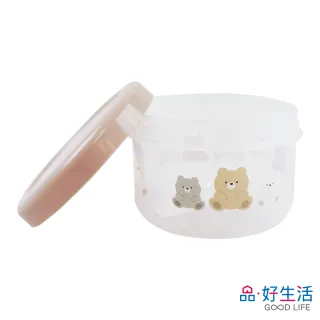 【GOOD LIFE 品好生活】日本製 可愛熊塑膠保存容器（460ml）(日本直送 均一價)