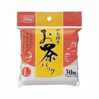 【台隆手創館】日本製Vtec掛繩濾茶袋-L(30入裝)