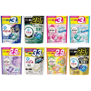 【P&G】日本進口 2023新款4D袋裝洗衣球 33/36/39入(六款任選/平行輸入)