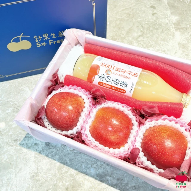 愛蜜果 日本青森金星牛奶蘋果36顆原裝箱X1(10公斤+-5