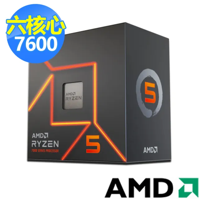 【ASUS 華碩】M+U組合★ROG CROSSHAIR X670E HERO主機板+AMD R5-7600 CPU(C+M)