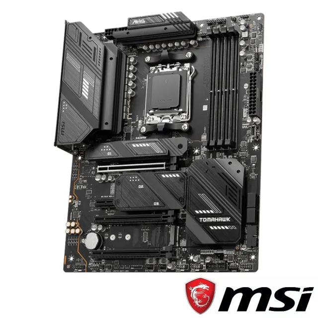 【MSI 微星】M+U組合★MAG X670E TOMAHAWK WIFI主機板+AMD R7-7700 CPU(C+M)