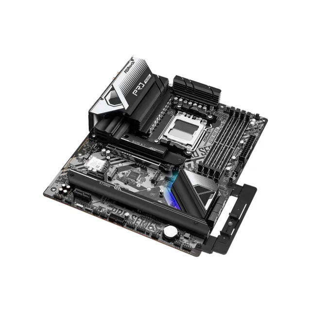 【ASRock 華擎】M+U組合★X670E PRO RS AMD ATX主機板+AMD R5-7600 CPU(C+M)