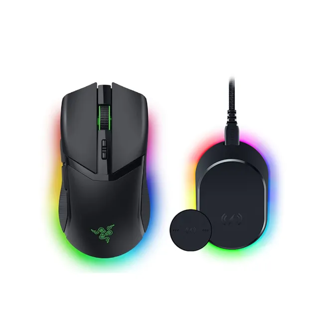 【Razer 雷蛇】無線充電座超值組★Cobra Pro 響尾蛇輕量化三模無線鼠+Mouse Dock Pro