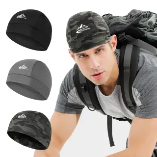 【golovejoy】冰絲涼感 安全帽內襯(瓜皮帽 頭盔內襯 騎行帽 運動頭套 速乾透氣)