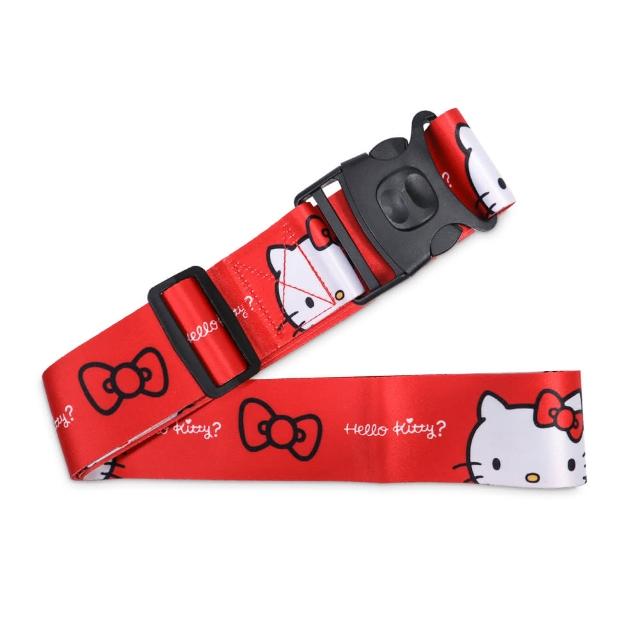 【murmur】hello kitty(紅）行李束帶(行李綁繩.行李辨識)