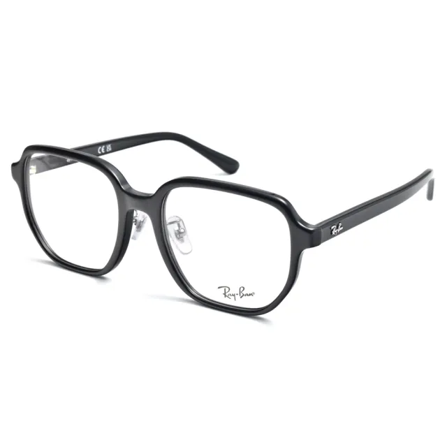 【RayBan 雷朋】大方框光學眼鏡 成毅同款(黑#RB5424D 2000-54mm)