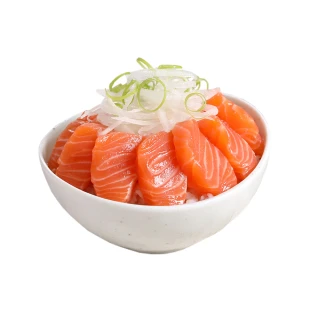 【享吃海鮮】冰鮮鮭魚生魚片9包(100g±10%/包/生食級)