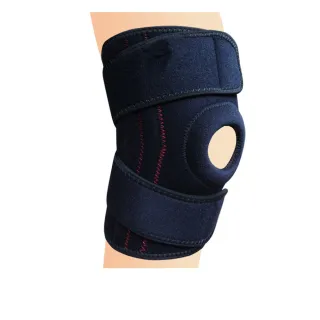 【PUSH!】戶外休閒用品加壓穩定支撐4根彈簧護膝 護具(護膝 1入 H35)
