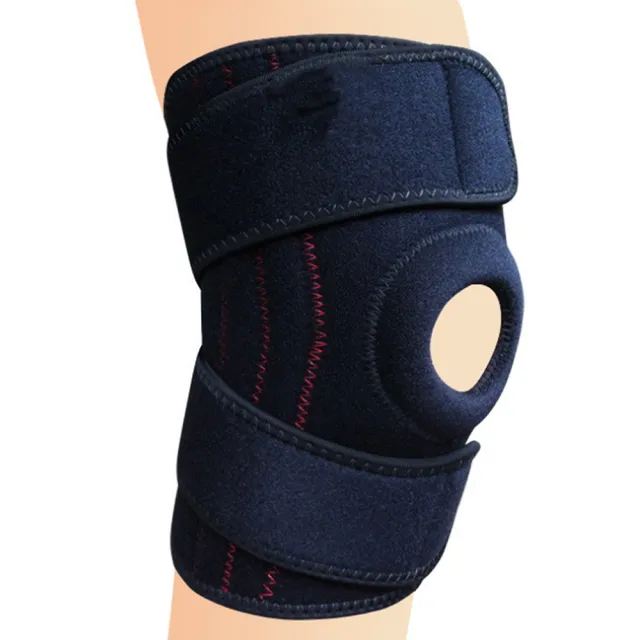 【PUSH!】戶外休閒用品加壓穩定支撐4根彈簧護膝 護具(護膝 1入 H35)