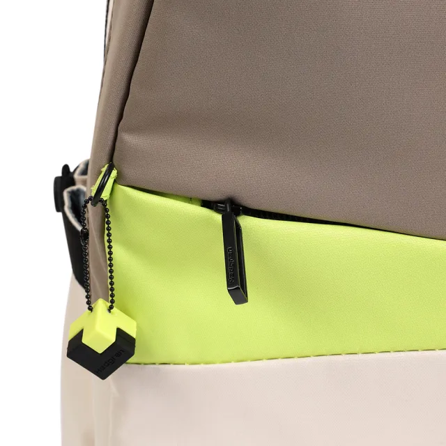 【Hedgren】NOVA系列 13吋雙側袋 後背包(撞色綠)
