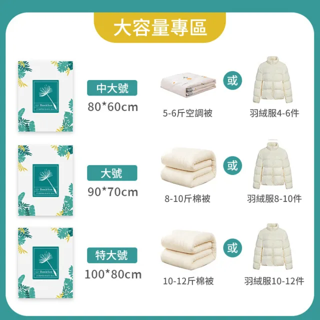 【GSBD】真空壓縮袋 10入組 可重覆使用 換季衣物棉被壓縮袋 旅行真空袋 棉被收納袋 衣服收納袋