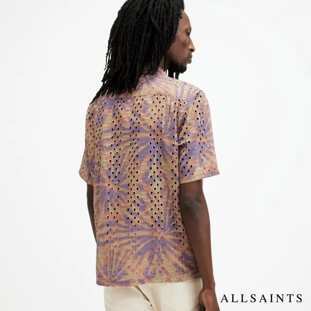 【ALLSAINTS】YUCCA 刺繡夏威夷印花襯衫 MS502Z(舒適版型)