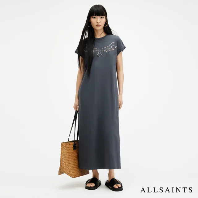 【ALLSAINTS】RANDAL 純棉T恤洋裝 W209DA(舒適版型)