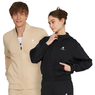 【LE COQ SPORTIF 公雞】休閒經典針織/連帽外套 男女款-2色-LWT61862_LWT62862