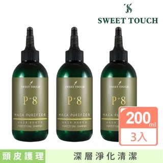 【Sweet Touch直覺】頭皮賦活調理淨化液200ml-3入組(頭皮日常清潔前導)
