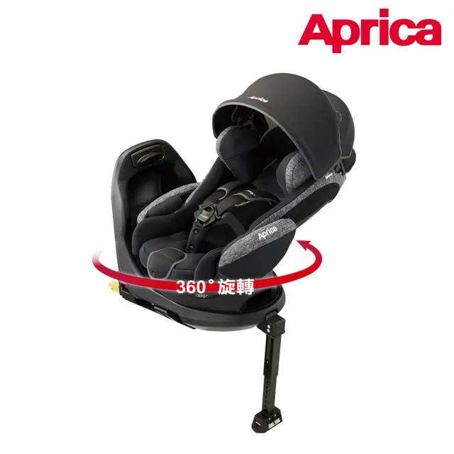 【Aprica 愛普力卡】Deaturn ISOFIX(0-4歲 360旋轉 平躺汽座)