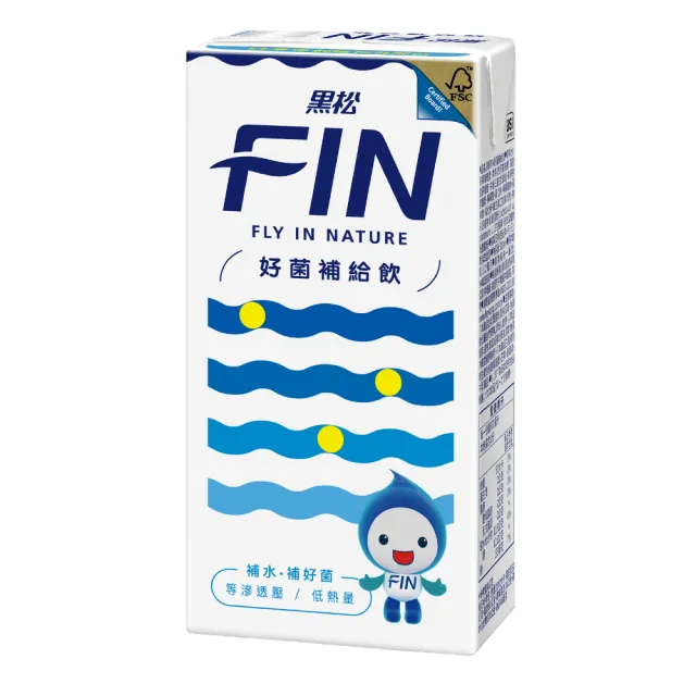 【黑松】黑松FIN好菌補給飲 PKL300mlx24入