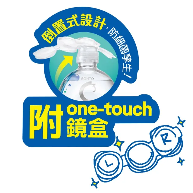 【樂敦】視涵水感多效保養液 長效保濕/清涼滋潤 500mL(隱形眼鏡藥水. 保養液)