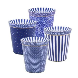 【PIP STUDIO】Royal 系列水杯組-藍(水杯+碟子/4款圖案花色)