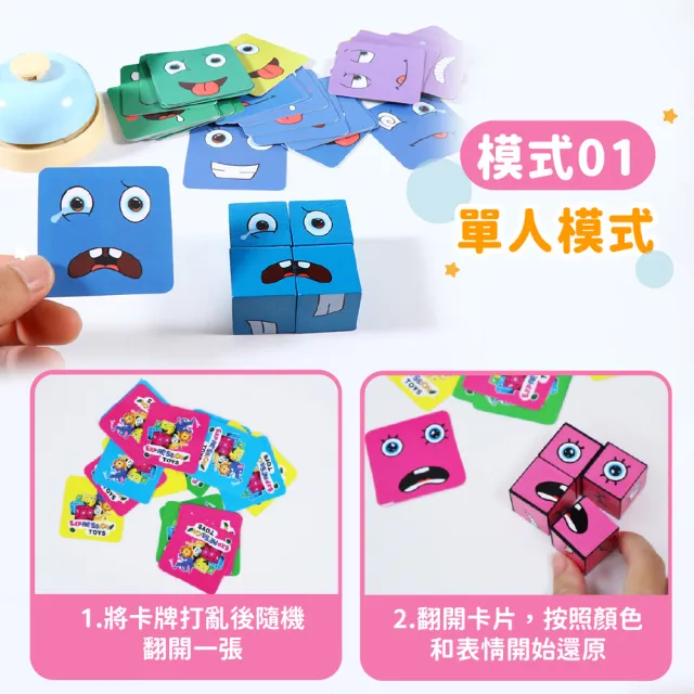 變臉魔方(變臉魔方 變臉積木 百變笑臉魔方 變臉魔方積木)