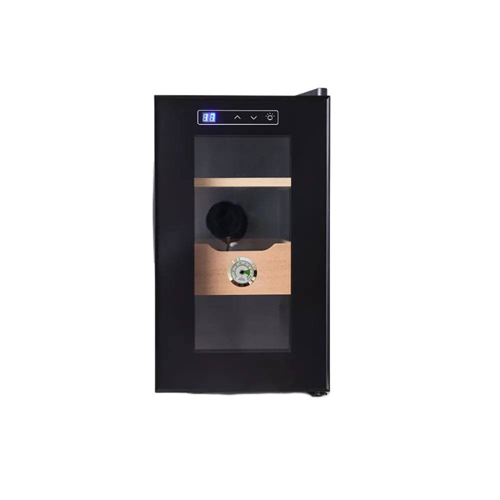 【YOUP優品】恆溫保濕雪茄櫃半導體小型煙酒展示櫃23L(雪茄煙櫃/展示櫃/保濕櫃/雪茄盒)