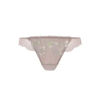 【Ladies 蕾黛絲】御見花-波斯菊丁字褲 M-L(雅致褐)